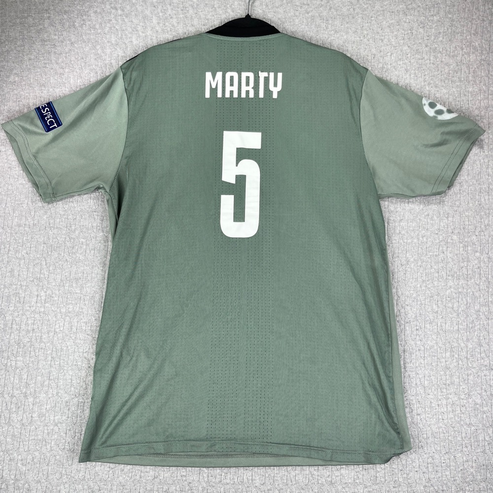 Adidas Juventus Jersey Men XL Green Short Sleeve World Cup Soccer Sport Shirt - Picture 3 of 8